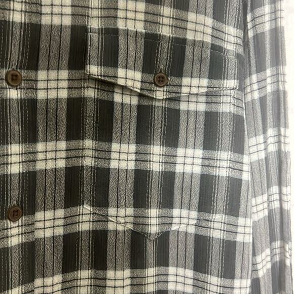 PATAGONIA 100% ORGANIC COTTON PLAID‎ BUTTON DOWN SHIRT SIZE M - Picture 5 of 7